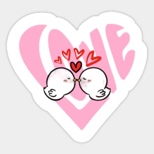 love birds Sticker